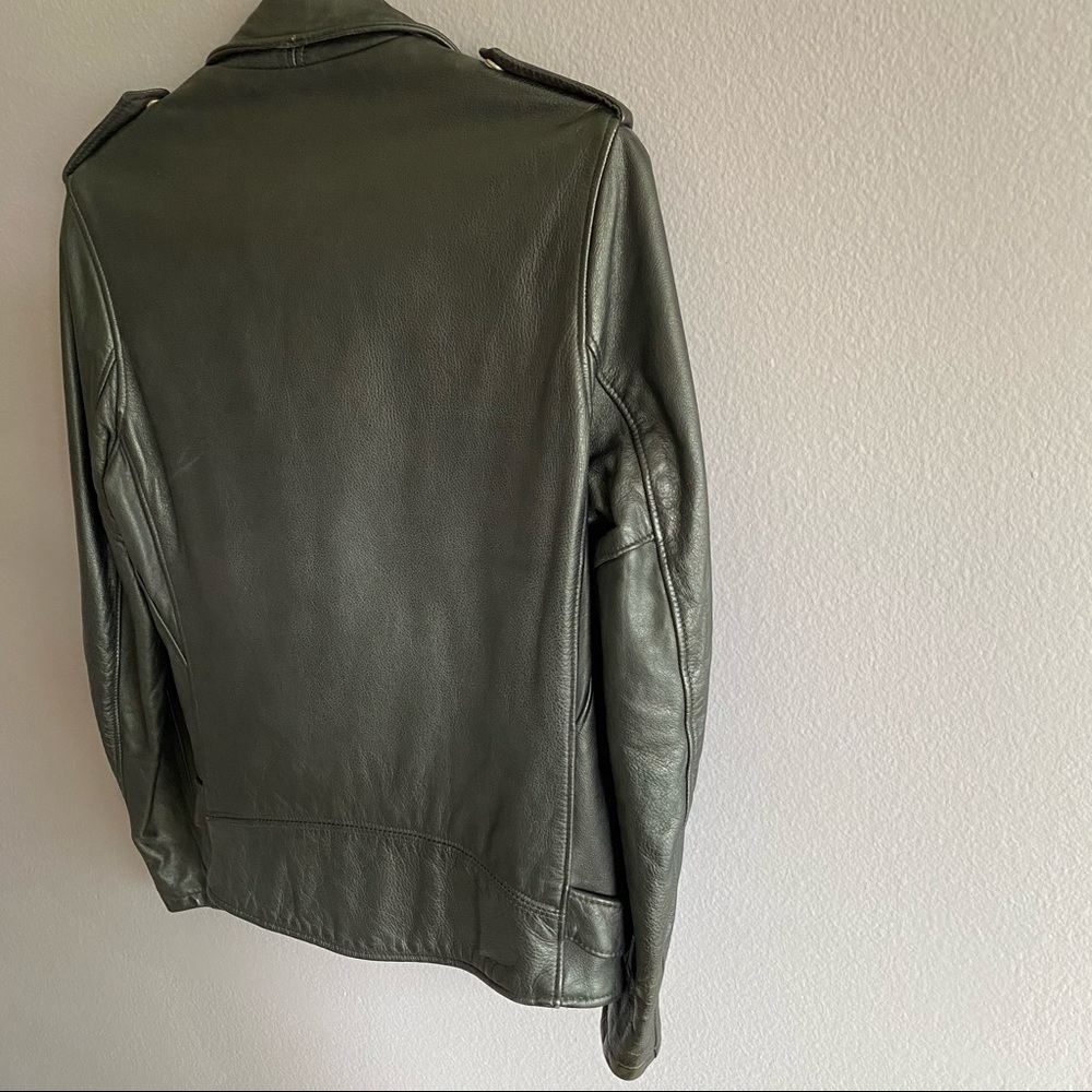 Men’s Vintage Schott Leather Jacket - MADE IN USA! - Picture 8 of 10